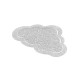 Colgante de Metacrilato Nube 93x60mm (2pcs/Set)