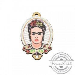 Conector de Madera Frida Kahlo 20x25mm