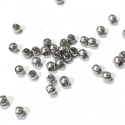 Chafa de Metal Latón Bola 3x1,9mm (Ø 2mm)