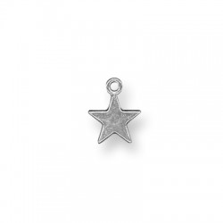 Colgante de Metal Zamak Estrella 12mm