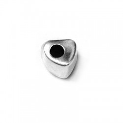 Entrepieza de Metal Zamak Tubo Irregular 7x6mm (Ø 3mm)
