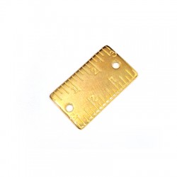78412805 Conector de Metal Zamak Regla 21x12mm (Ø1.9mm)