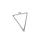 Colgante de Metal Zamak Triangulo 27x31mm