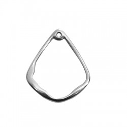 Colgante de Metal Zamak Gota Irregular 34x42mm