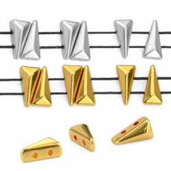 Entrepieza de Metal Zamak 5x8mm/4mm (Ø 1mm)