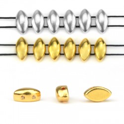 Entrepieza de Metal Zamak 5x8/4mm (Ø1mm)