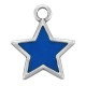 Colgante de Metal Zamak Estrella Esmaltada 17mm