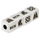 Cubo de Metal Latón Motivos de Barcelona 10mm (Ø5.2mm)