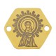 Conector de Acero Inoxidable 304 Hexágono con Virgen de Pilar 15x13/1,1mm  (Ø1,5mm)