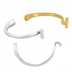 Media Pulsera de Metal Zamak 30x63mm (Ø 5,7x3,2mm)