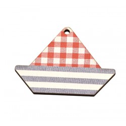 Colgante de Madera Barco 60x43mm