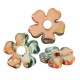 Colgante de Ceramica Flor Esmaltada 30mm